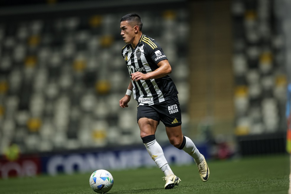 Atlético-MG x Caracas; Cuello; Sul-Americana 2025; Arena MRV — Foto: Pedro Souza/Atlético