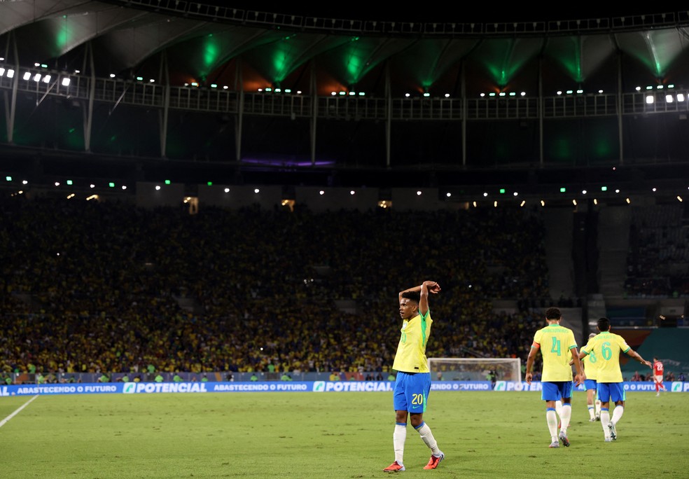 Brasil x Chile - Eliminatórias da Copa do Mundo 2026 — Foto: Reuters