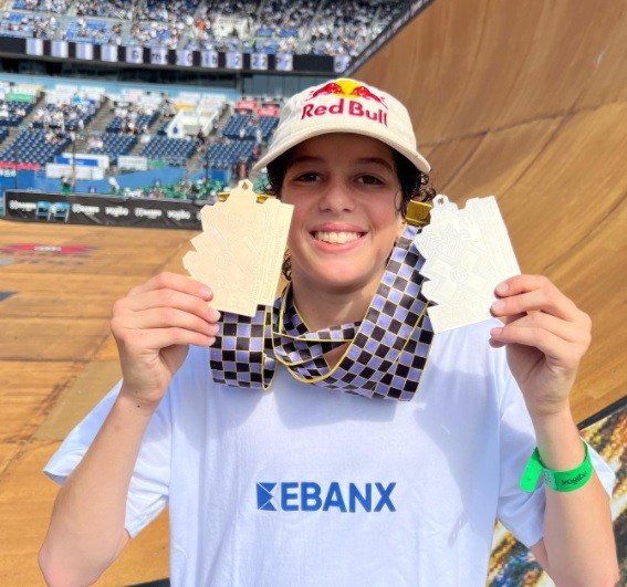 Gui Khury faz 1080º e conquista outra medalha no X-Games | Ge