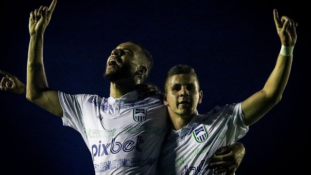 Uelber, autor dos dois gols do Serra Branca na 2ª etapa