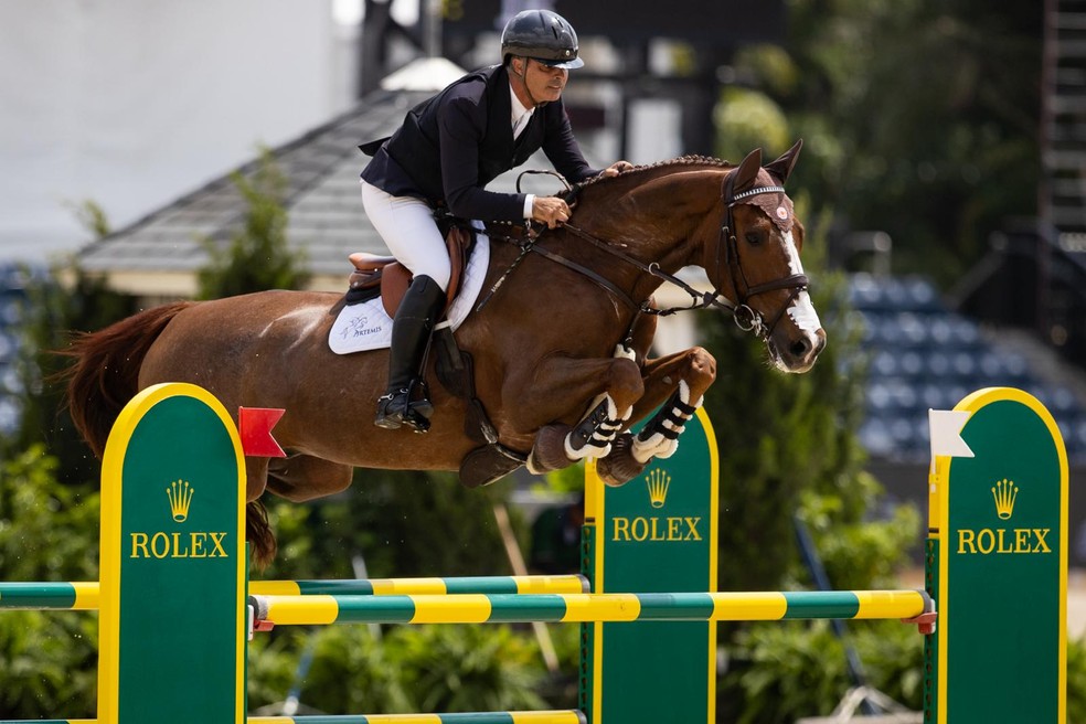 Rodrigo Pessoa vê boas chances nas Olimpíadas de Paris com novo cavalo: "Alto potencial" | hipismo | ge