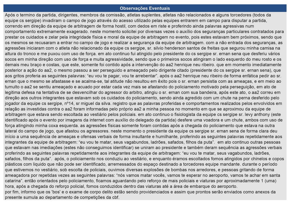 Árbitro pede afastamento no Inglês após receber ameaça de morte