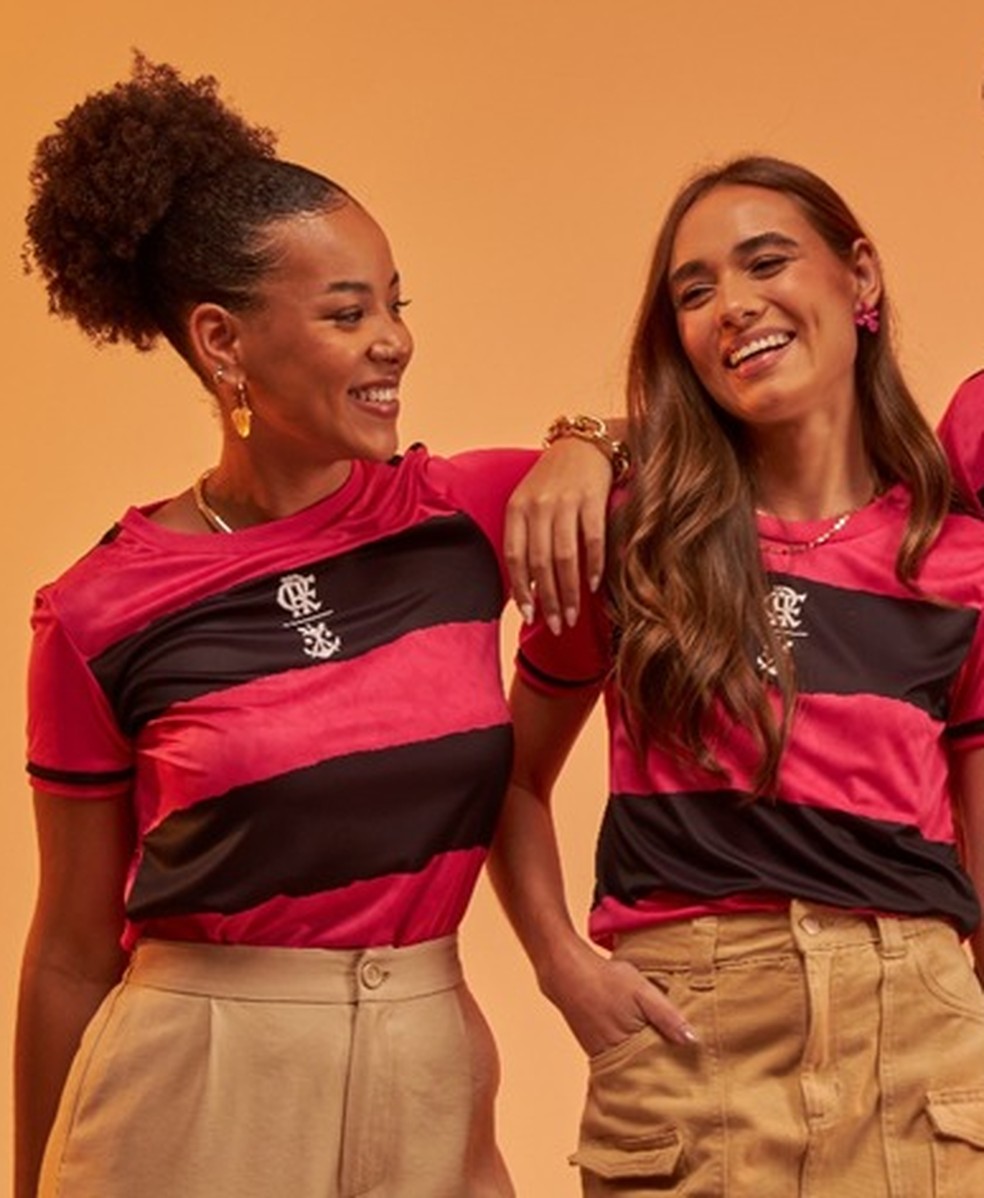 Camisa do Flamengo alusiva ao Outubro Rosa � Foto: Divulga��o/Futpress