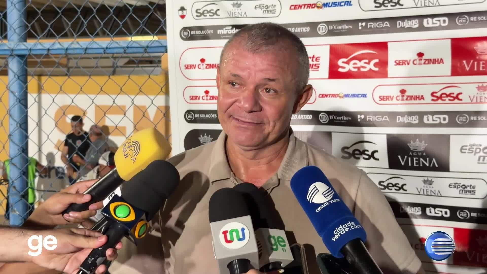 River-PI 3 x 1 4 de Julho: assista aos cortes e as íntegras das entrevistas após jogo pelo Piauiense Série B 2026