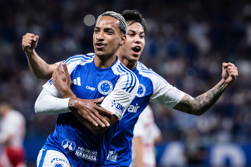 Matheus Pereira e Kaio Jorge; Cruzeiro x Inter — Foto: Gustavo Aleixo/Cruzeiro