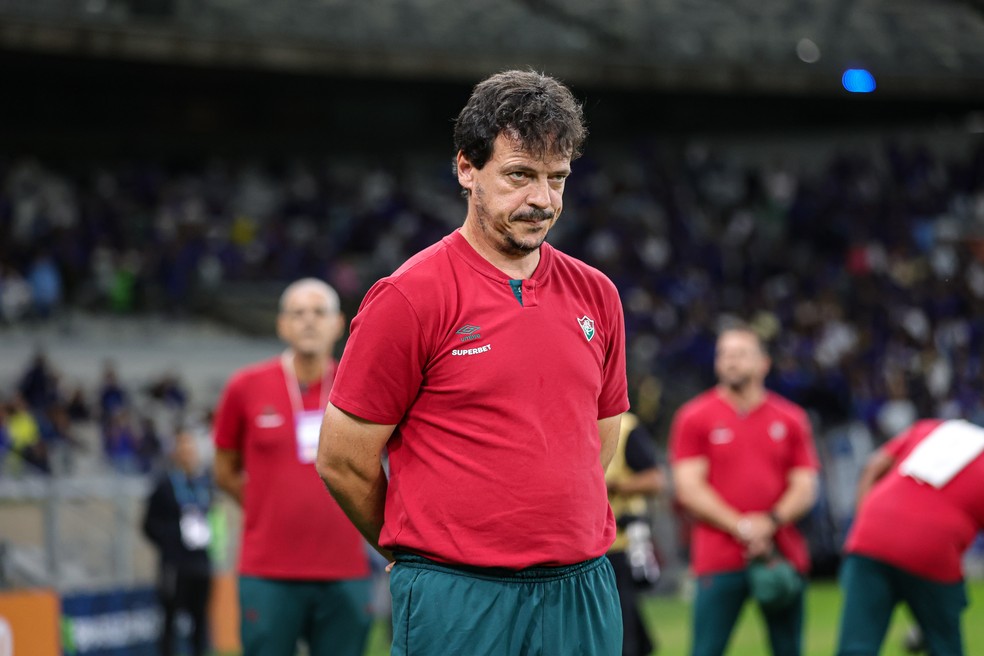 Fernando Diniz - Cruzeiro x Fluminense — Foto: Gilson Lobo/AGIF