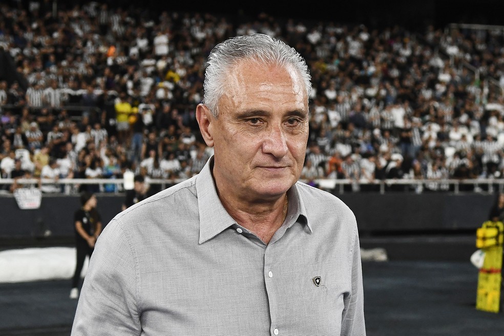 Tite; técnico do Botafogo — Foto: Alexandre Durão