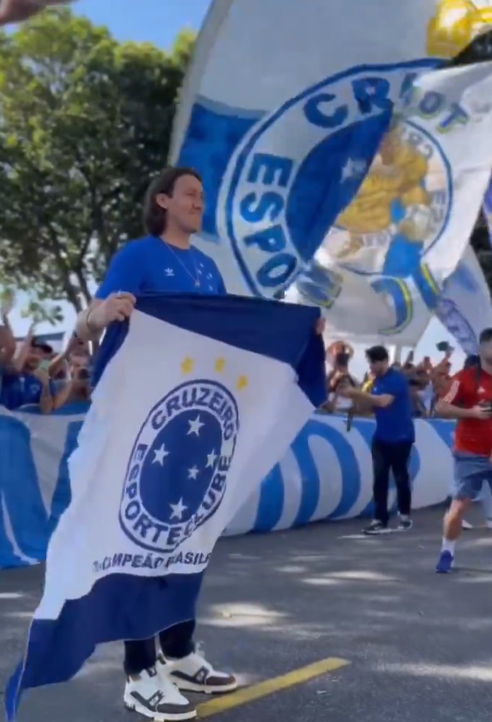 Cássio se apresenta ao Cruzeiro — Foto: Cruzeiro