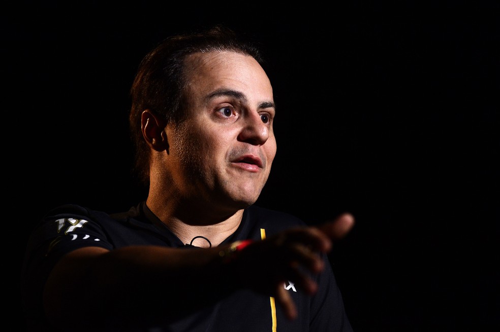 Vice-campeão da F1 2008, Felipe Massa em entrevista ao "Abre Aspas", para o ge.globo — Foto: Marcos Ribolli