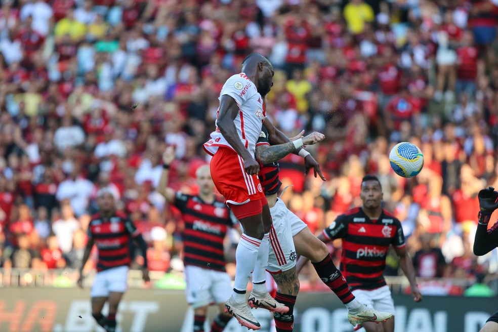 Enner Valencia marca em Flamengo x Inter — Foto: Divulgação / SC Internacional