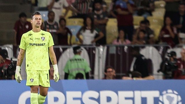 Fábio em Fluminense 1 x 2 Independiente Rivadavia, pela Libertadores 2026