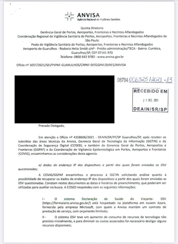 Anvisa pede à Polícia Federal para expulsar do país quatro jogadores da  Argentina que deram informações sanitárias falsas ao entrar no Brasil, Ciência e Saúde