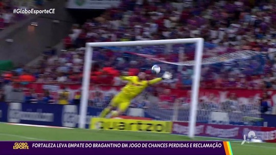 Veja matéria do empate do Fortaleza com o Bragantino - Programa: Globo Esporte CE 