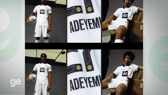 Cadê o amarelo? Borussia Dortmund lança uniforme com até o escudo branco - Programa: ge.globo 
