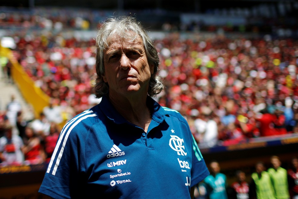 Jorge Jesus fez sucesso no Flamengo entre 2019 e 2020 — Foto: REUTERS/Adriano Machado