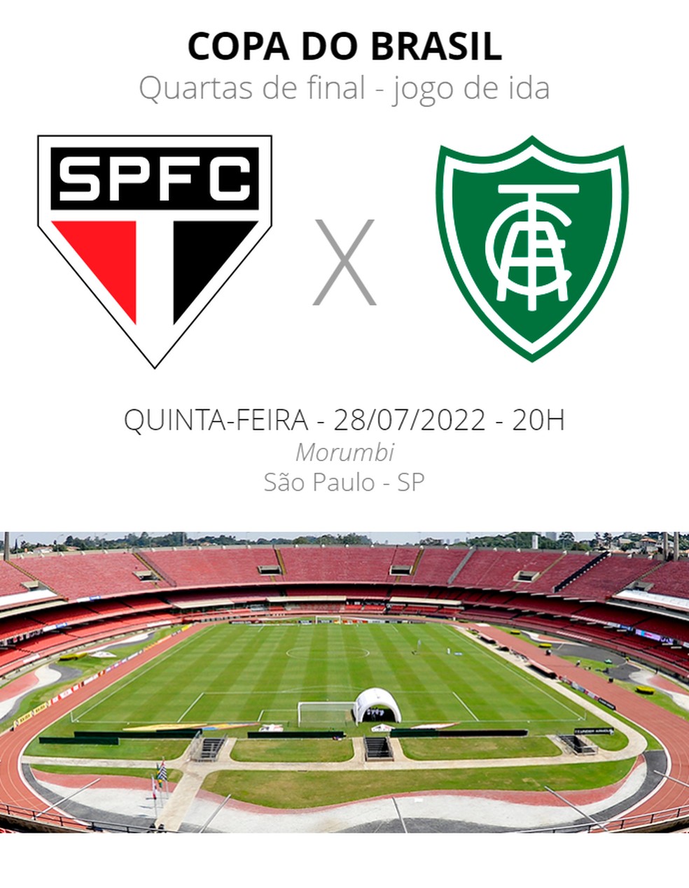 São Paulo x América-MG: onde assistir ao vivo, horário, escalação e mais do  jogo do Brasileirão