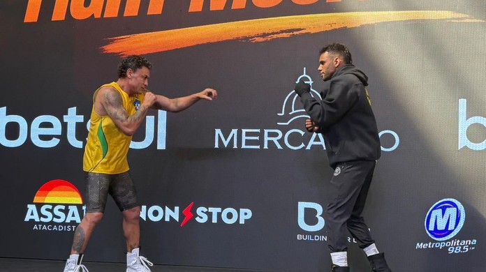 Popó x Whindersson no FMS 8: saiba como foi o treino aberto | ge
