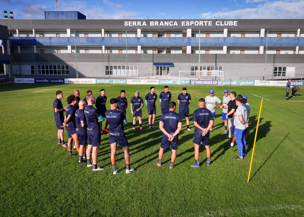 Serra Branca inicia 4ª semana de pré-temporada de olho em amistoso contra o Treze Sub-20