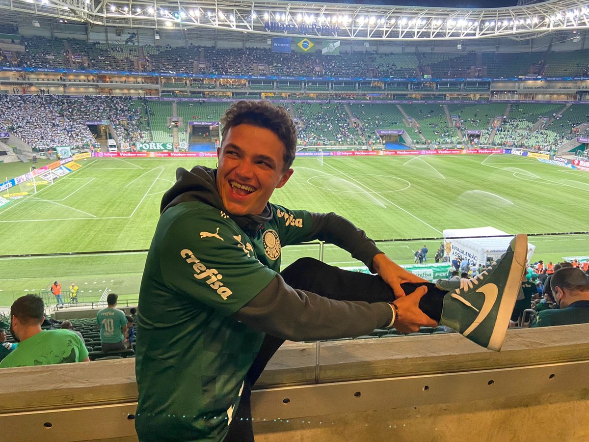 F1: Norris celebra virada do Palmeiras e esquece nome do Botafogo