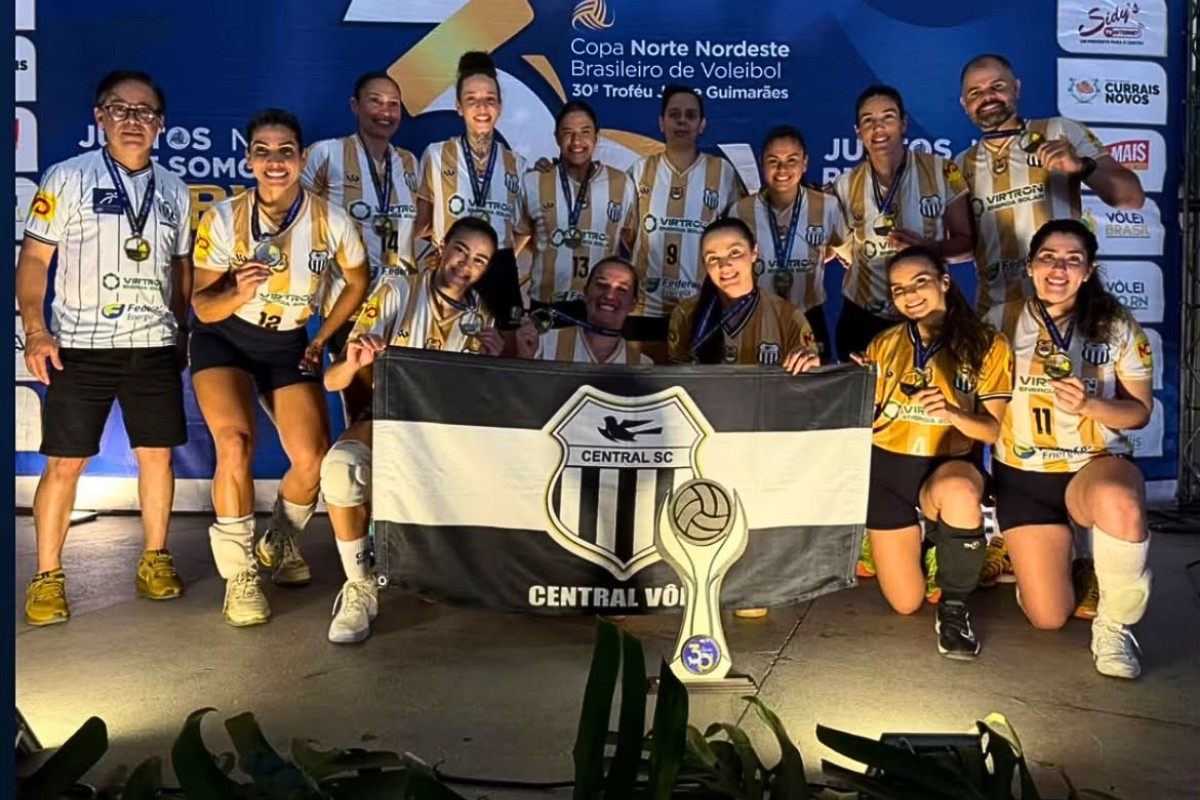 Central conquista tricampeonato da Copa Nordeste de Vôlei