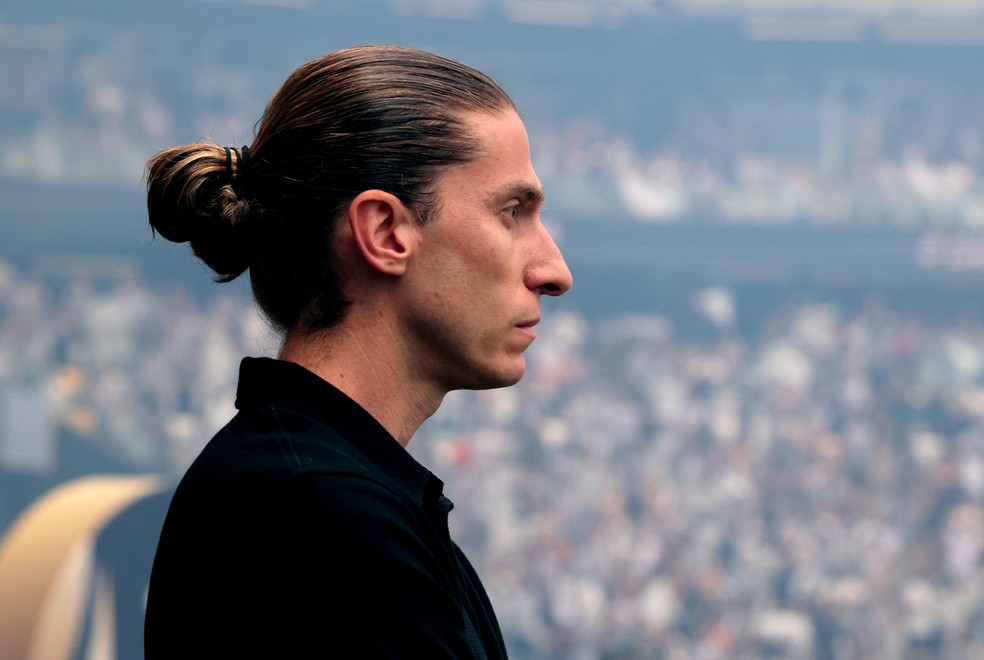 Filipe Luís em Atlético-MG x Flamengo — Foto: REUTERS/Cris Mattos