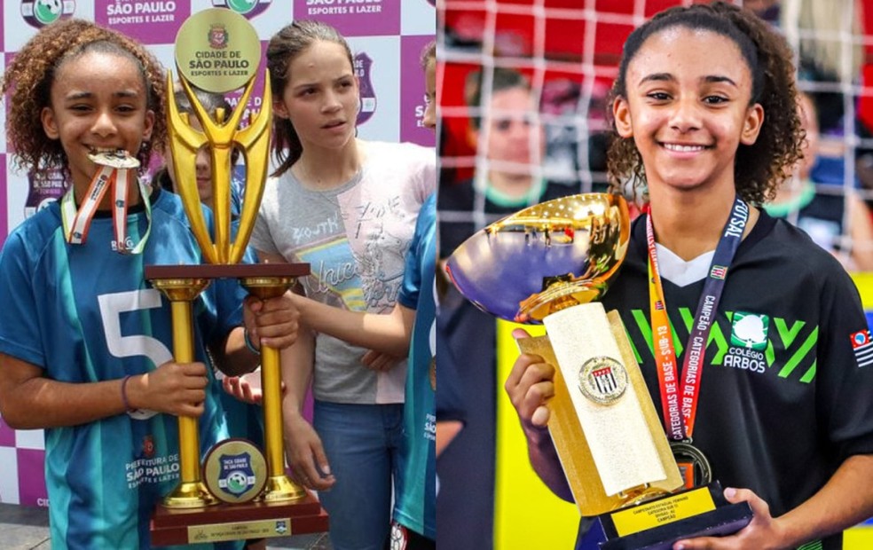 Dos quatro aos 13 anos, Elohá já disputou vários campeonatos — Foto: Arquivo pessoal