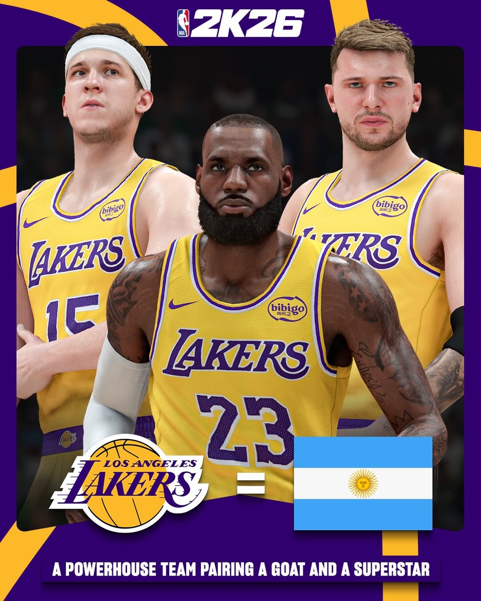 Lakers comparado à Argentina pelo game