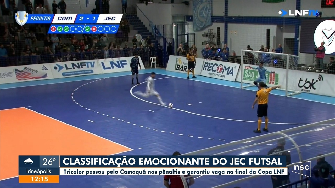 Joinville larga em vantagem nas quartas de final da Liga Nacional de Futsal