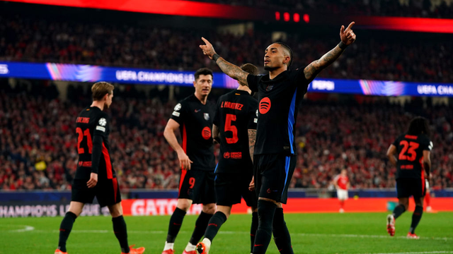 Raphinha - Benfica x Barcelone - Ligue des Champions