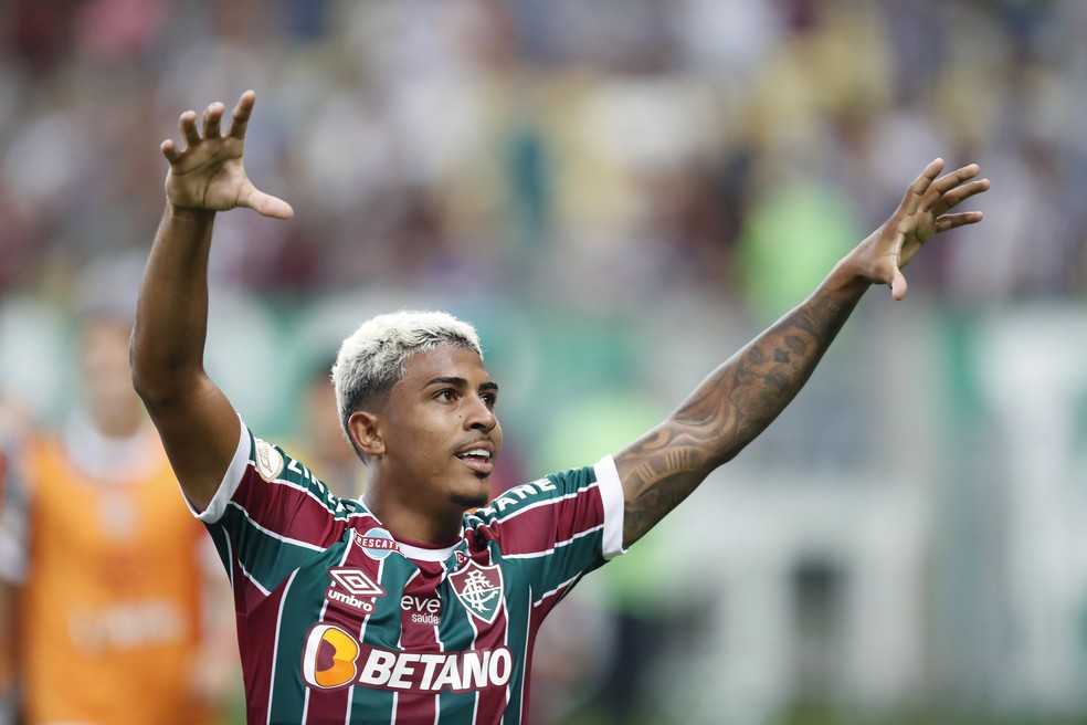 Fluminense x Palmeiras: John Kennedy — Foto: André Durão