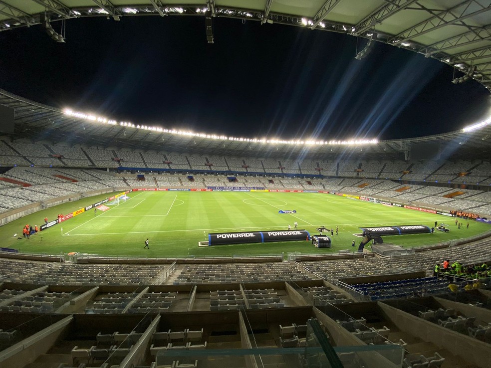 Mineirão vai receber o jogo entre Cruzeiro e Universidad de Quito — Foto: Guilherme Macedo / ge