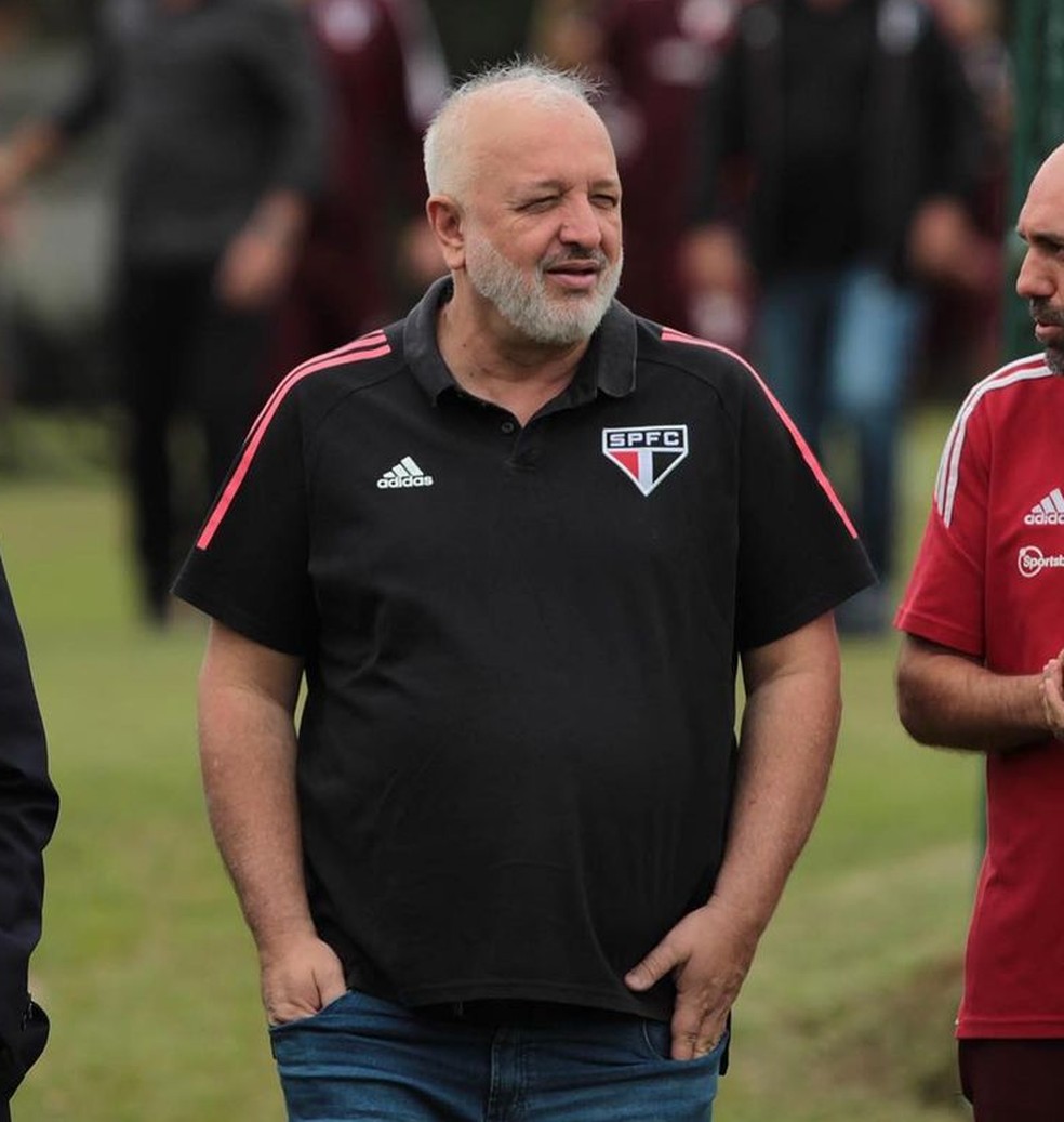 Carlos Belmonte no São Paulo — Foto: Rubens Chiri / saopaulofc.net