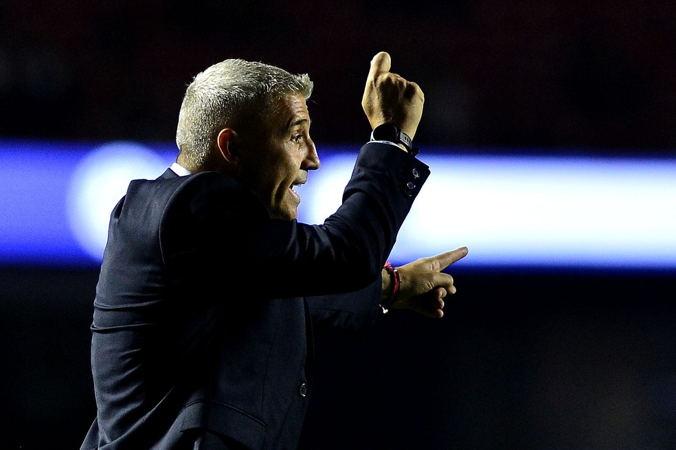 Hernán Crespo em São Paulo x Ceará — Foto: Marcos Ribolli