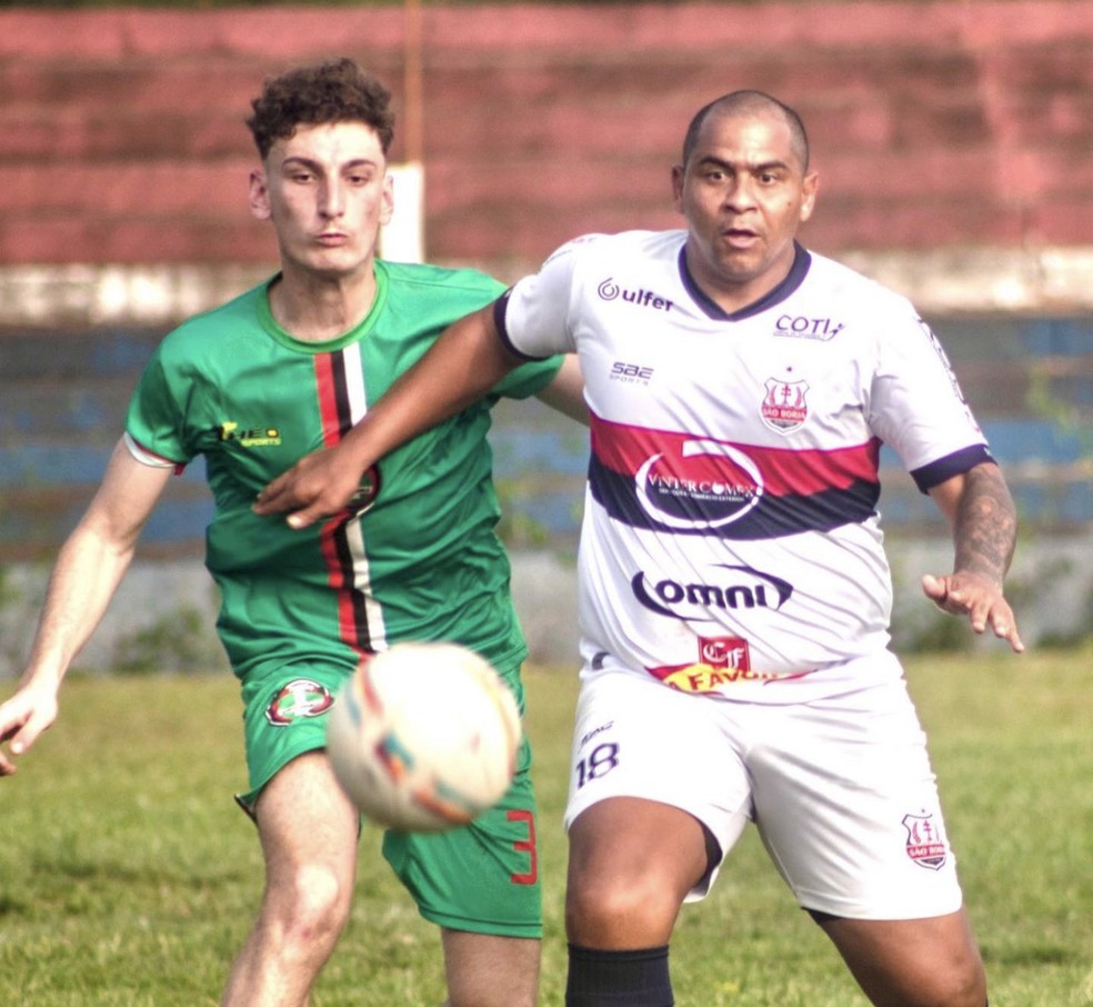 Walter em estreia pelo São Borja — Foto: Divulgação / EC São Borja
