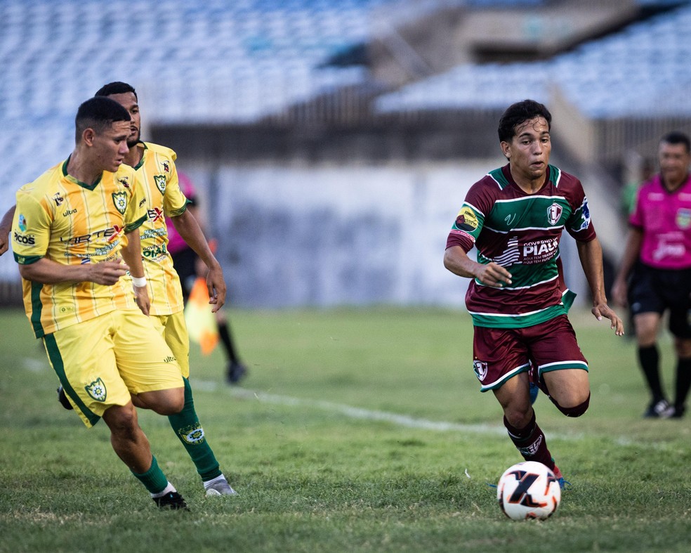 Fluminense-PI x Picos, Campeonato Piauiense Sub-20 2025 — Foto: Weslley Douglas