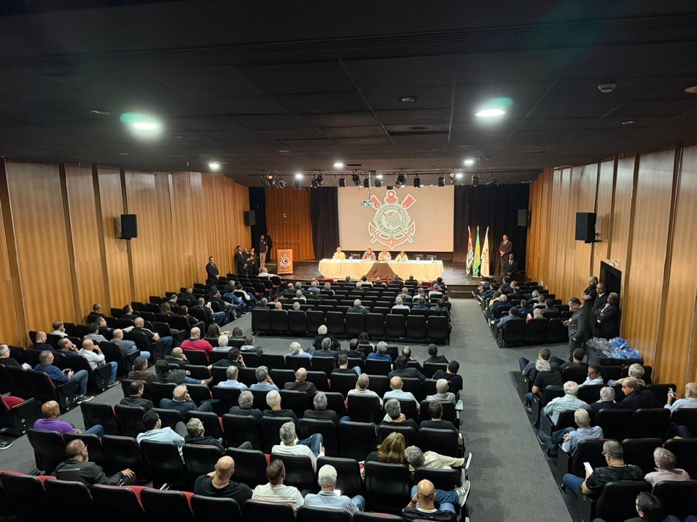 Sessão do Conselho Deliberativo do Corinthians  — Foto: Vitor Chicarolli