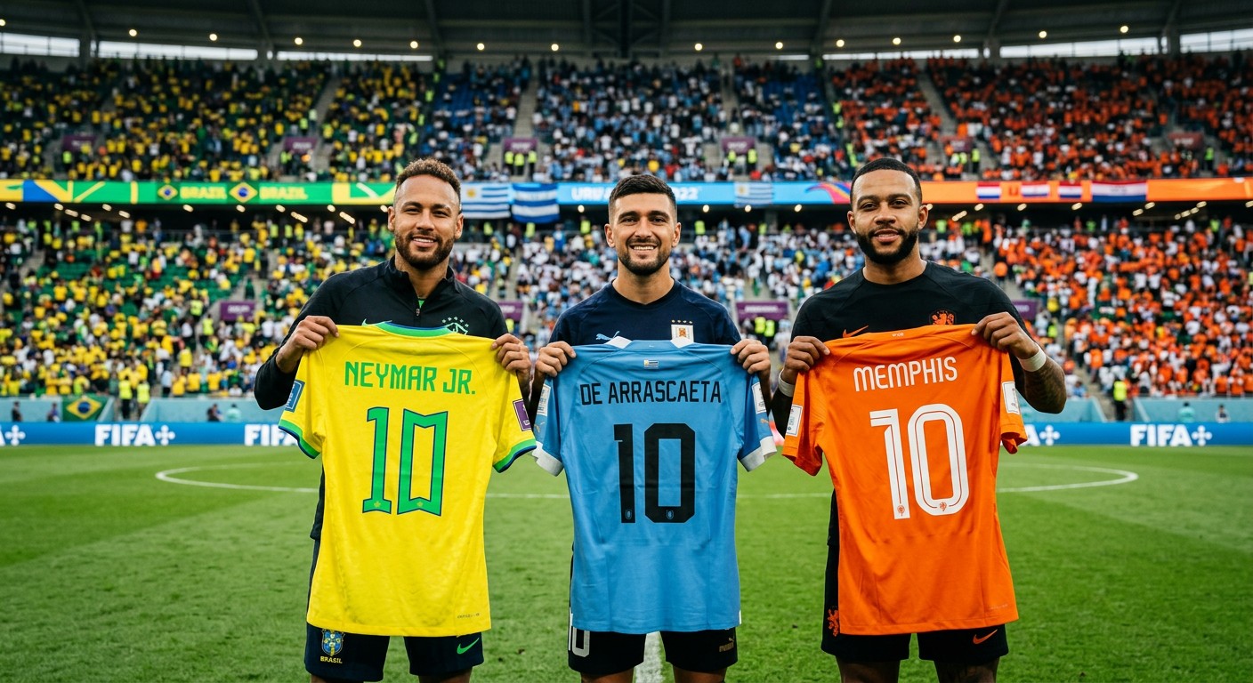 Lista de camisas 10 da Copa tem três do Brasileirão