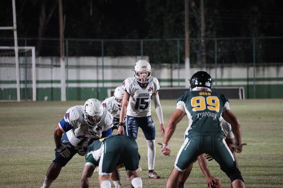 Rondonópolis Hawks vence o Cuiabá Arsenal na Liga BFA — Foto: Plus Communication