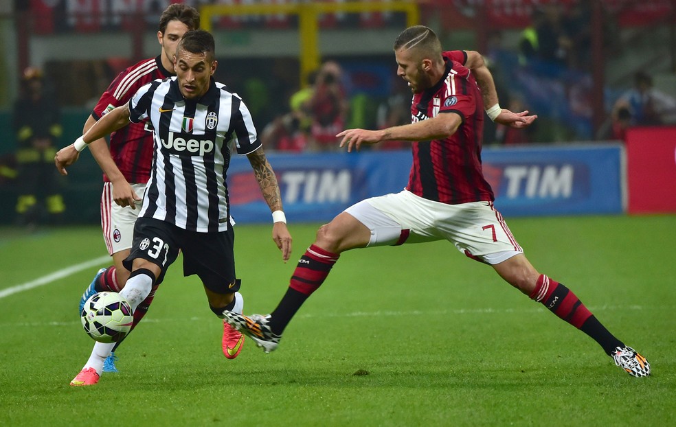 Roberto Pereyra do Juventus x Milan — Foto: AFP