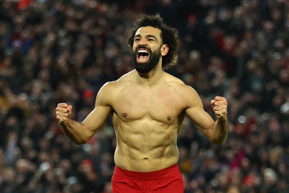 Salah, do Liverpool, quebra recorde de ídolo do Arsenal com gol na Europa  League
