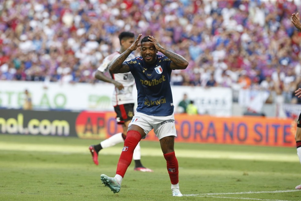 Fortaleza, Flamengo, Marinho — Foto: Ismael Soares / SVM