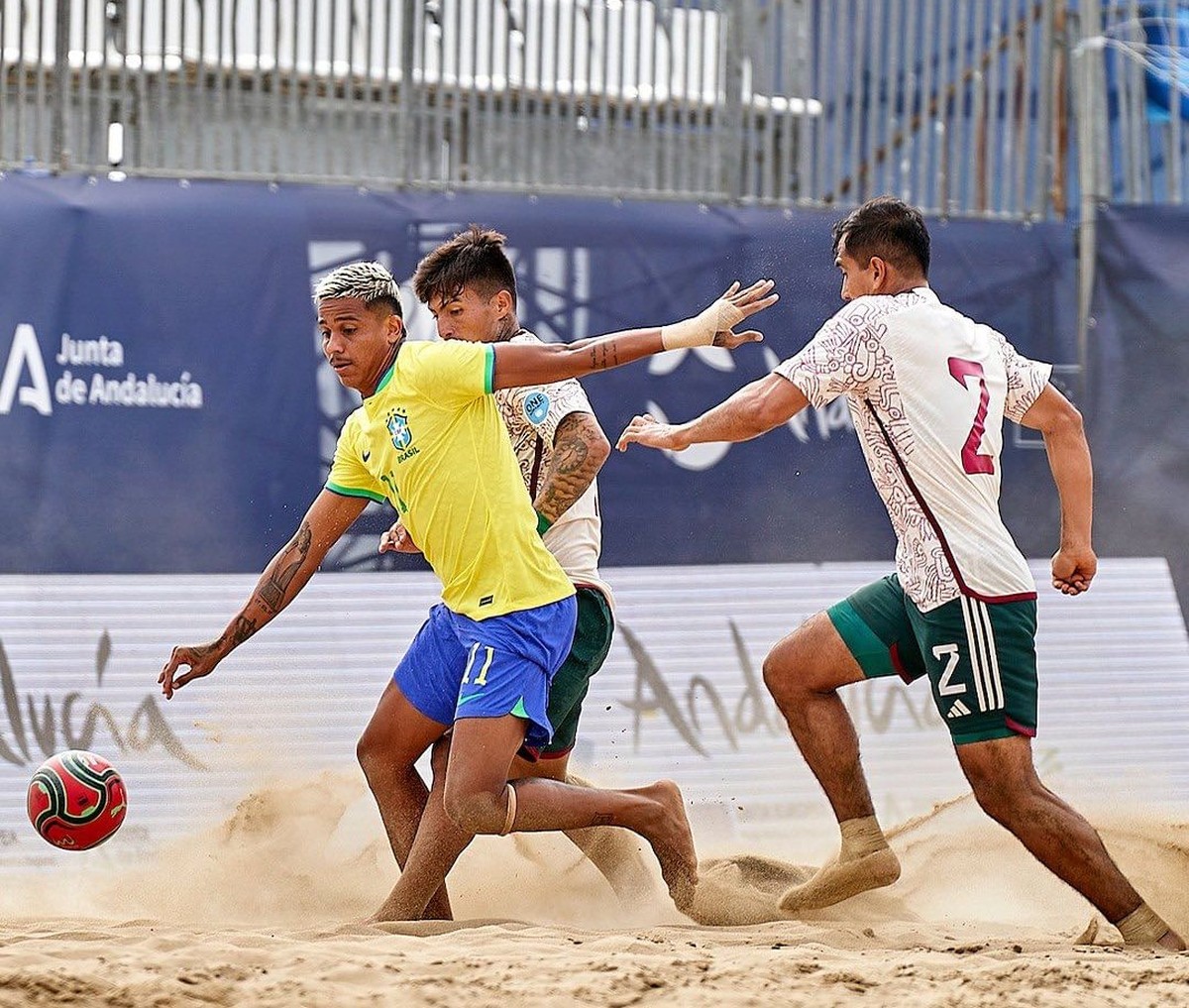 Fútbol Playa: Brasil debuta venciendo a México, en el Mundialito de España |  futbol playa