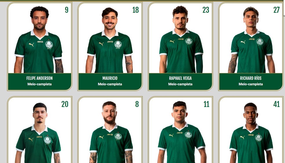 Palmeiras retira Crefisa do site oficial � Foto: Reprodu��o