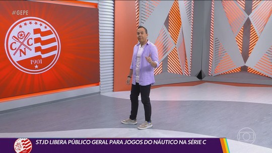 STJD libera público geral Náutico na Série C; veja as últimas do Timbu - Programa: Globo Esporte PE 