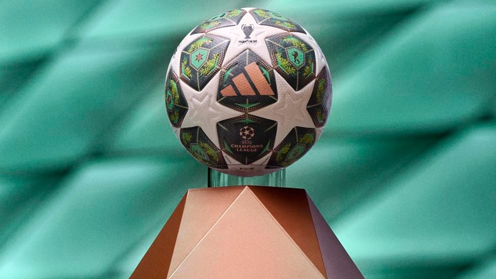 Bola da final da Champions League 2024/25 — Foto: Divulgação UEFA