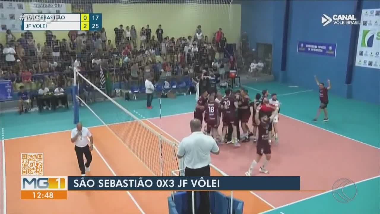 JF Vôlei vence São Sebastião e é campeão invicto da Superliga C