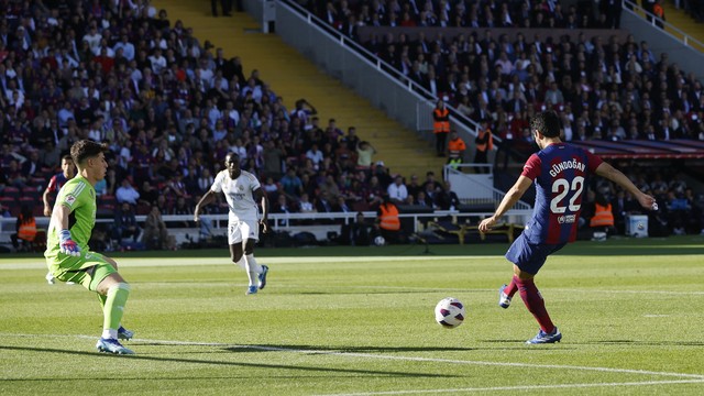 Gundogan marca, Barcelona x Real Madrid