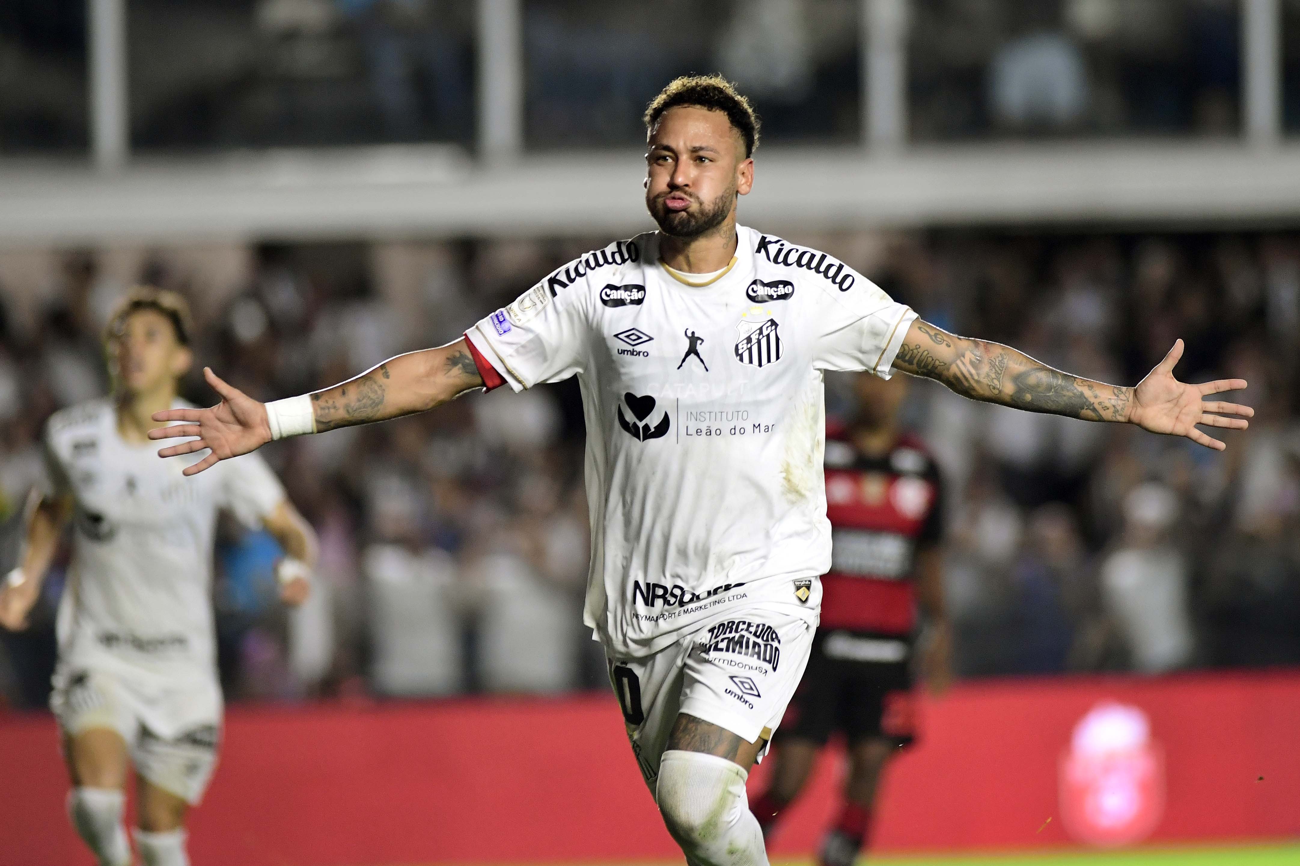 Neymar valoriza empate na Vila e define Santos x Flamengo: "No Brasil, são os dois melhores times"