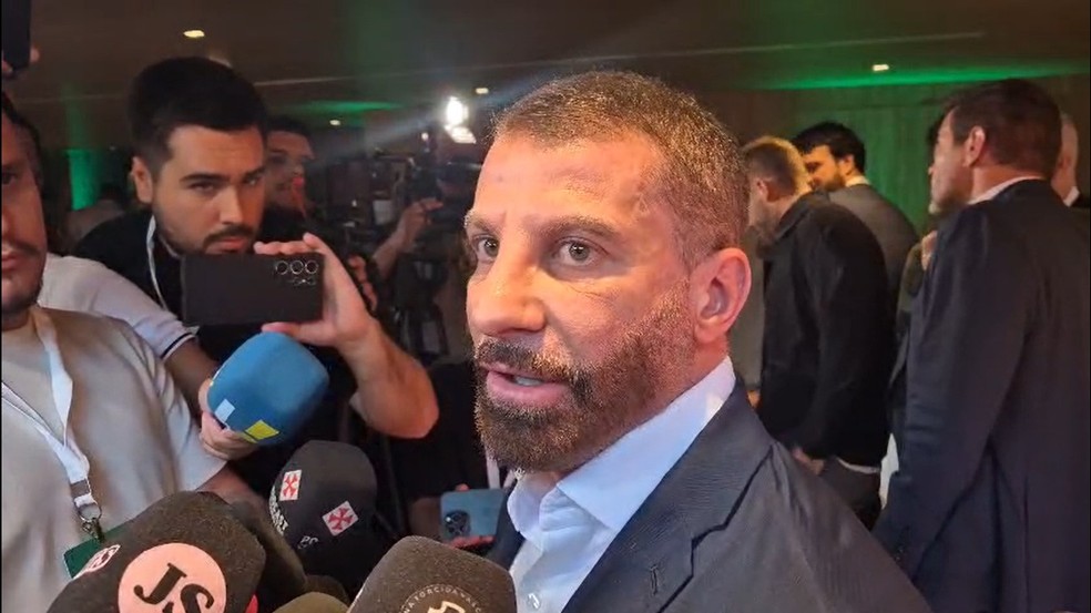 Pedrinho, presidente do Vasco � Foto: Reprodu��o