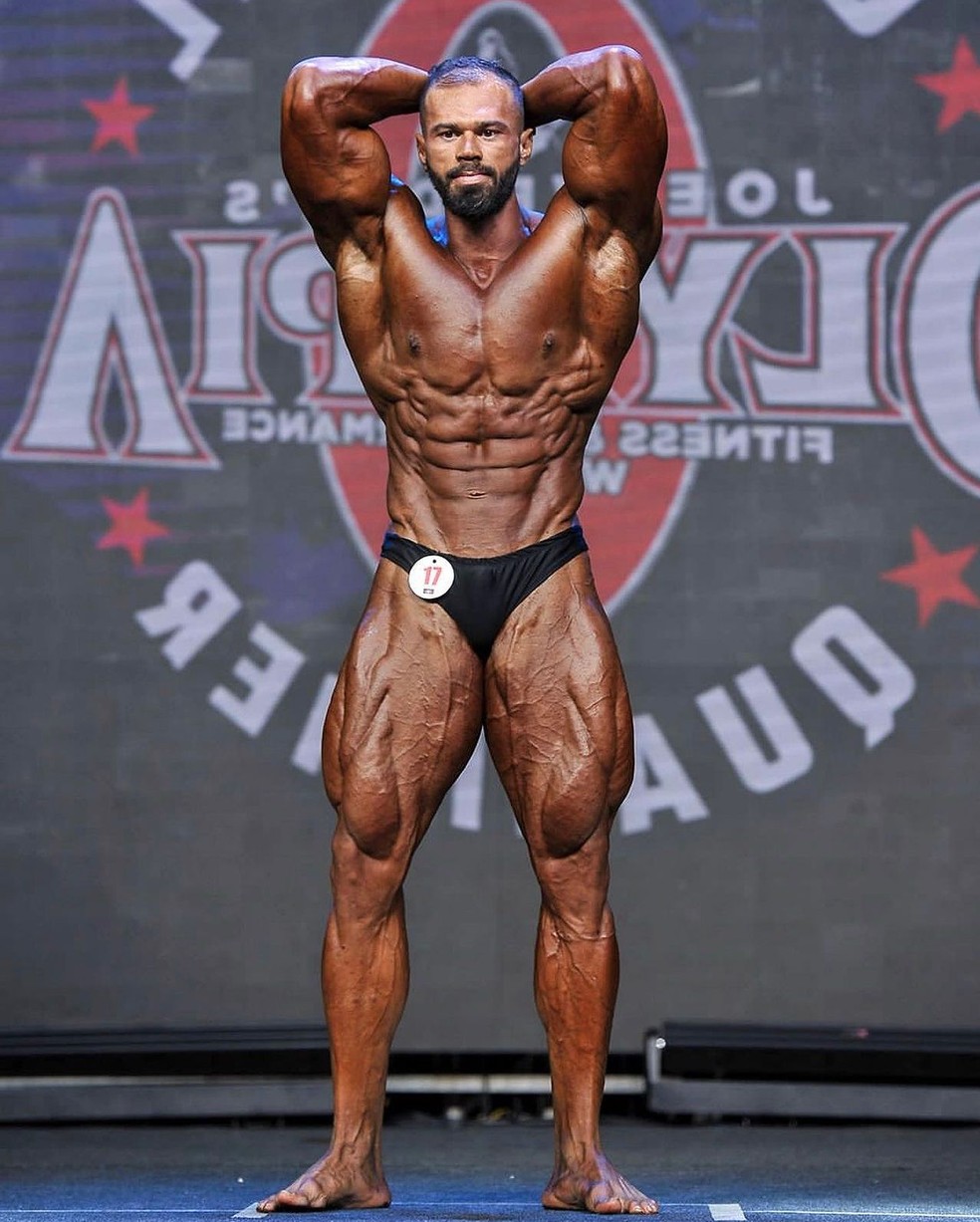 Everson Costta, fisiculturista acreano — Foto: Divulgação/Mr. Olympia Brasil - Musclecontest Internacional